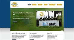 Desktop Screenshot of nationalservicesinc.net