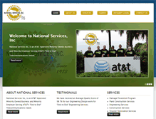 Tablet Screenshot of nationalservicesinc.net